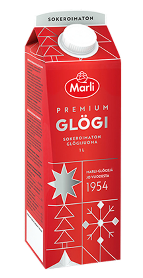 Marli premium gloggdrink 0% 1l no added sugar