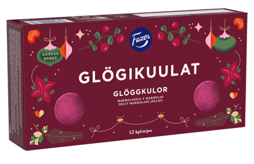 Fazer Glögg Jellies candy box 260g