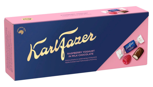 Karl Fazer Raspberry Yogurt Chocolate Confection 250g