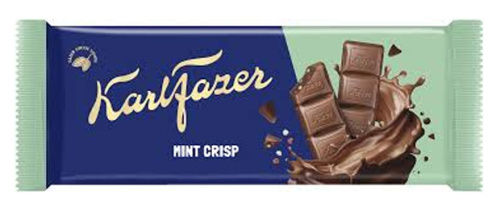 Karl Fazer Mint Crisp chocolate tablet 95g