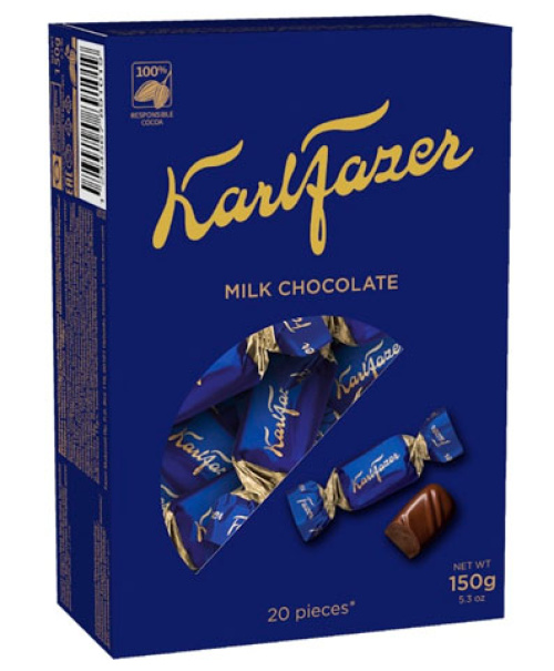Karl Fazer milk chocolate bars 150g
