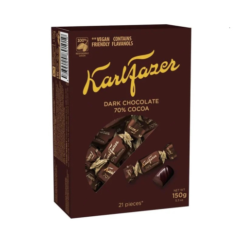 Fazer Dark Chocolate 70% Box 150g