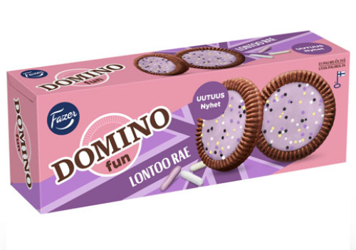 Fazer Domino Fun Lontoo rae indulgent biscuit 120g
