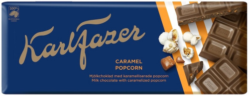 Fazer Caramel Popcorn chocolate bar 200g