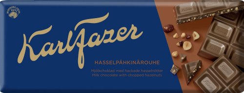 Fazer Milk Chocolate With Chopped Hazelnut 180g