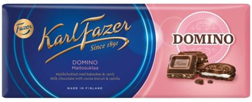 Fazer Domino Milk Chocolate 195g