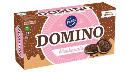 Fazer Domino Mokkapala filled biscuit 350g