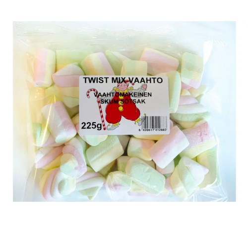 Tivoli Twist Mix Marshmallow 225g