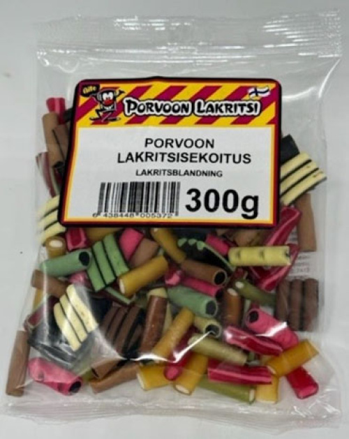 Porvoon Liquorice liquorice mix 300g