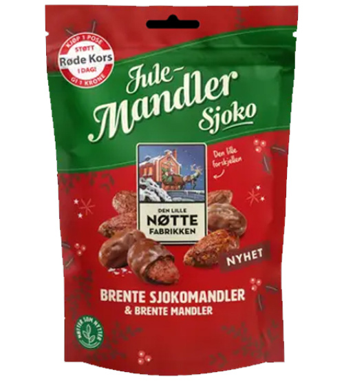 Den Lille Nøttefabrikken Christmas Almonds 150g