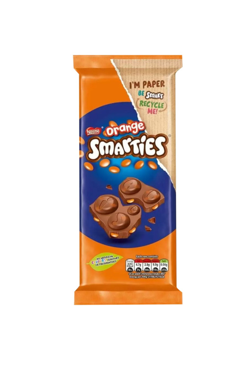 Smarties Milk chocolate orange 90g