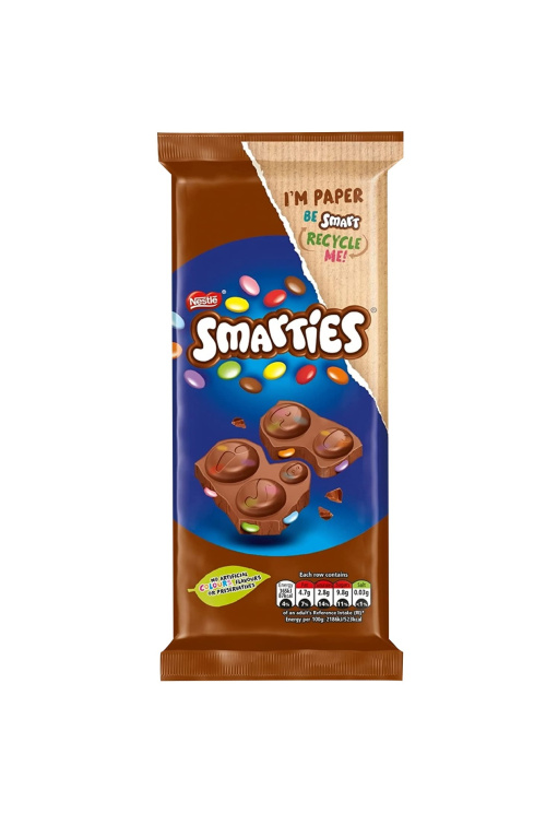 Smarties Milk chocolate Block 90g