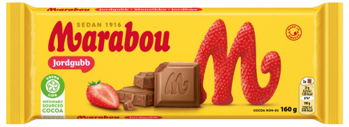 Marabou Jordgubb chocolate tablet 160g