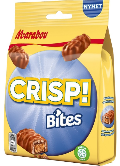 Marabou Crisp Bites chocolate bars 140g