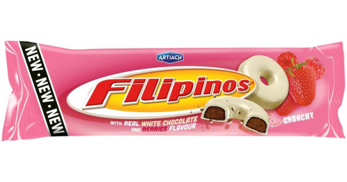Filipinos White chocolate and berries 128g