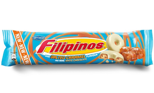Filipinos cookie with Salted Caramel and white chocolate 128g