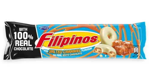 Filipinos biscuit 118g salted caramel with white chocolate