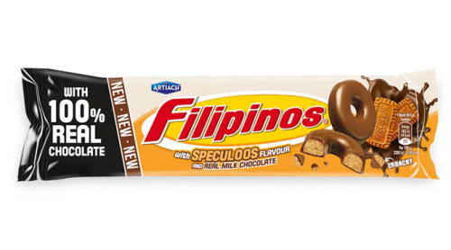 Filipinos 118g spiced bisquit covered in milk chocolate