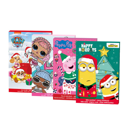 License Christmas Calendar 65g