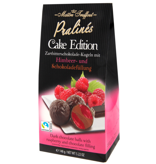 Maître Truffout Pralines Raspberry & Dark Chocolate 148g