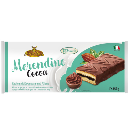 Meister Moulin Merenda Biscuit Snack With Chocolate Glaze 350g