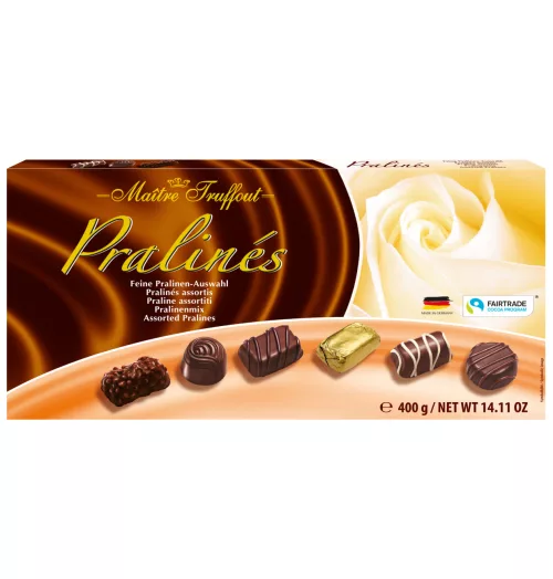 Maître Truffout Assorted Pralines Exquisite 400g