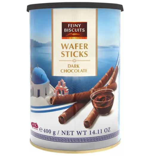 Feiny Biscuits Wafer rolls with dark chocolate cream 400g