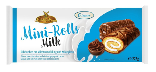 Meister Moulin Mini Rolls Milk 222g