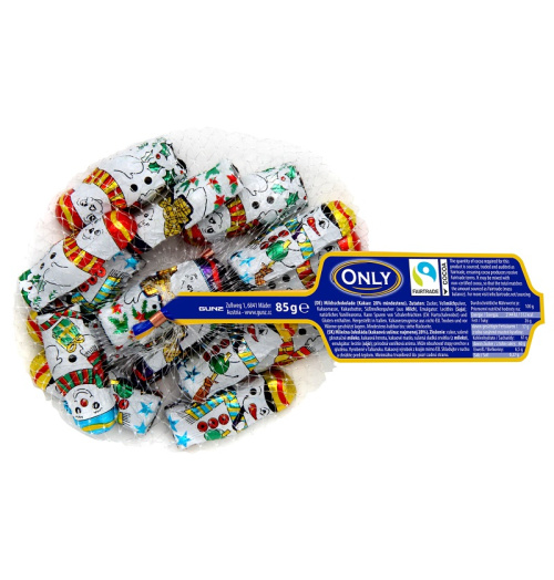 Only Milk chocolate snowman 85g