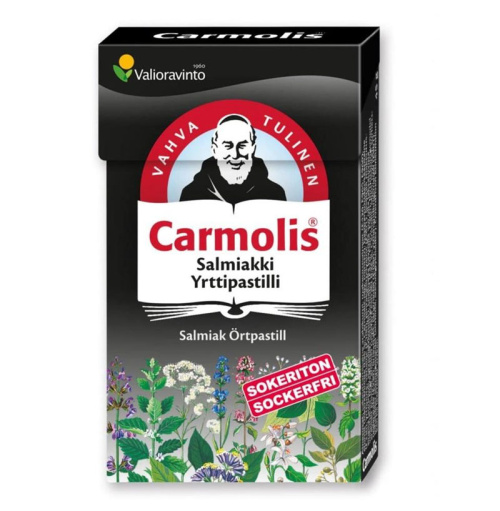 Carmolis Salmiakki herbal pastille 45 g