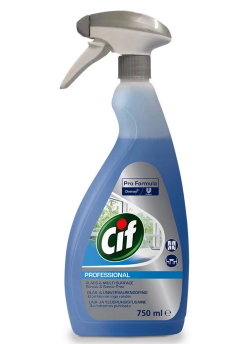 Cif Professional glass & Multi Surface cleaner 750 ml