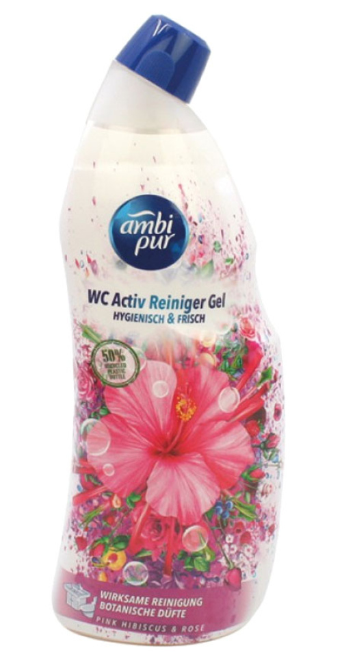 Ambi Pur toilet cleaner gel Pink Hibiscus 750ml