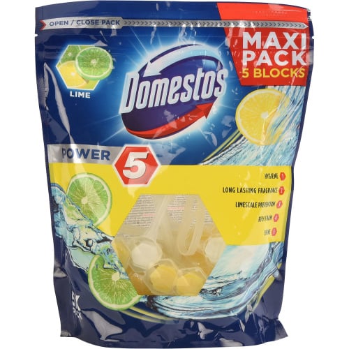 Domestos Power Ocean 5-pack WC freshener