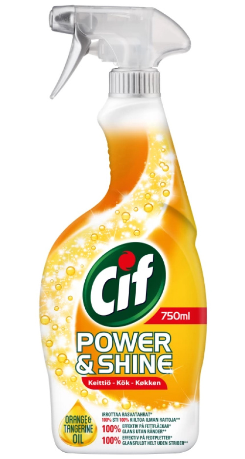 Cif Power & Shine Cleaning spray Kitchen 750ml