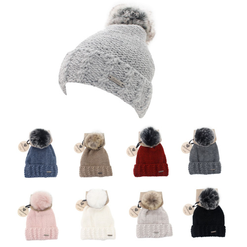 Women Beanie with tassel