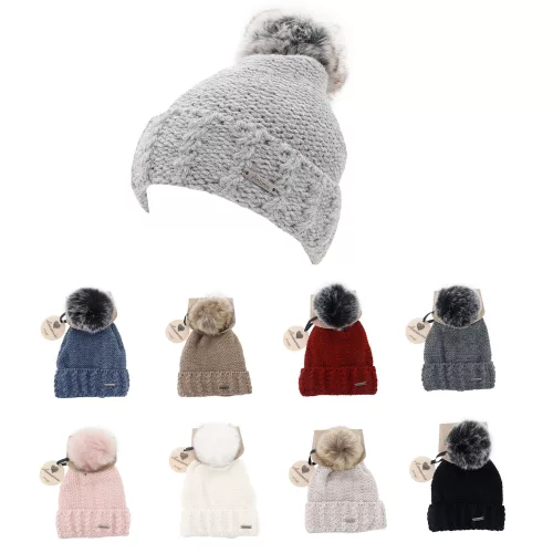 Women Beanie with tassel  
