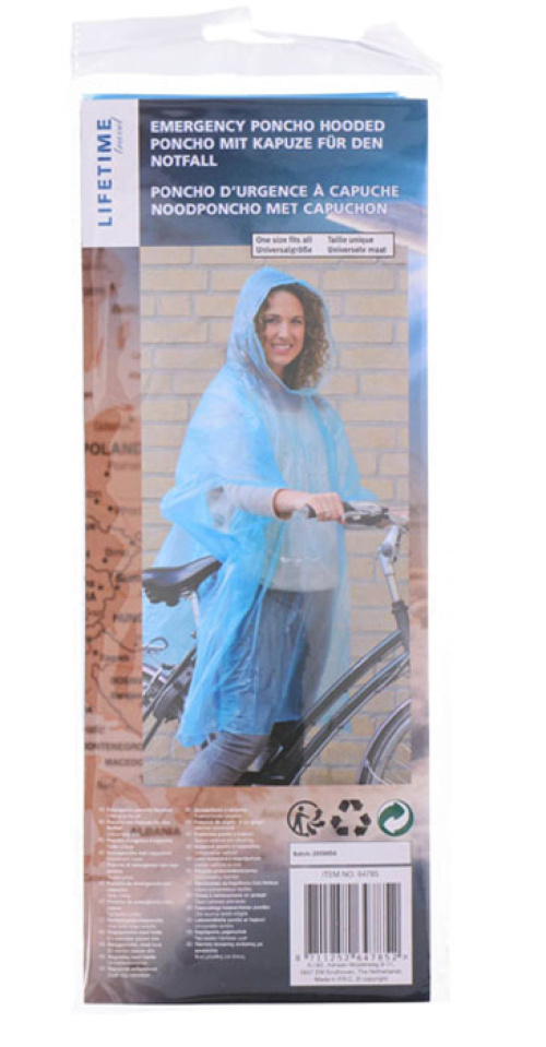 Sadeviitta Kevyt Poncho 125x100cm, 35g