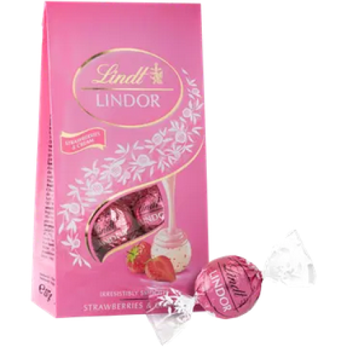 Lindt Lindor Mansikka & Kerma 137 G TRE