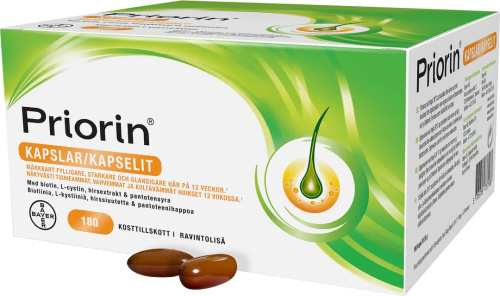 Priorin-kapselit, 180 Kaps TRE