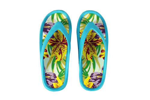 Women's flip flops blue 37-41