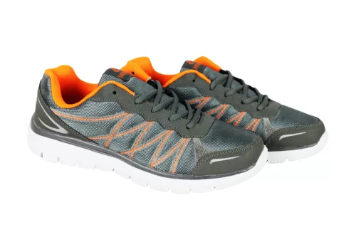 Men's sneakers grey/orange size 41-46