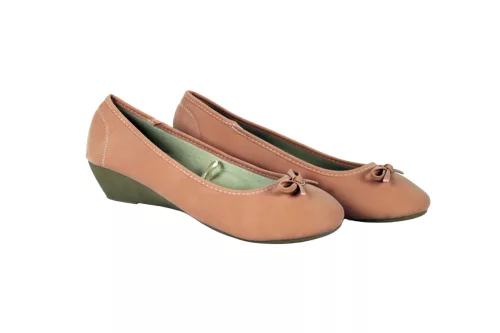 Women's shoes pink with a bow, size 36-41