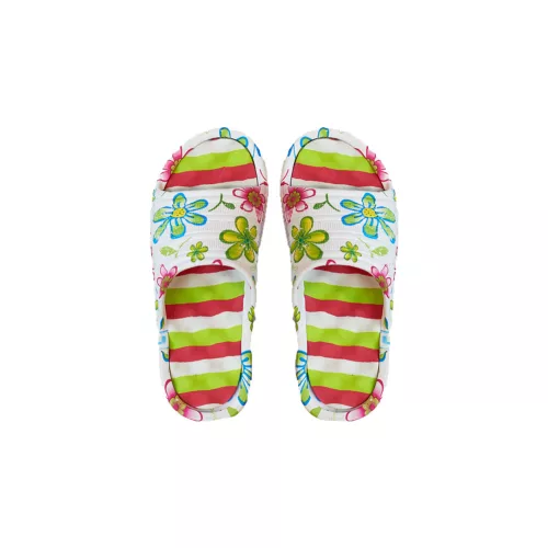 Women clogs 36-41 green/pink