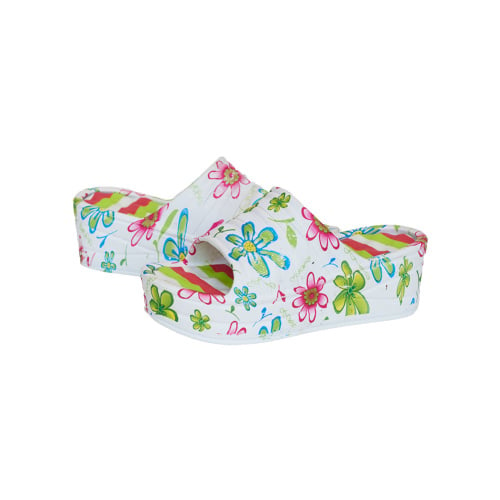 Women clogs 36-41 green/pink