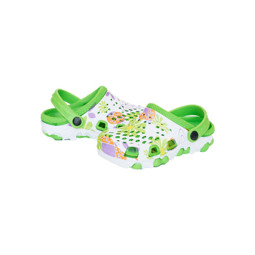 Kid's sandals  - green/flowers