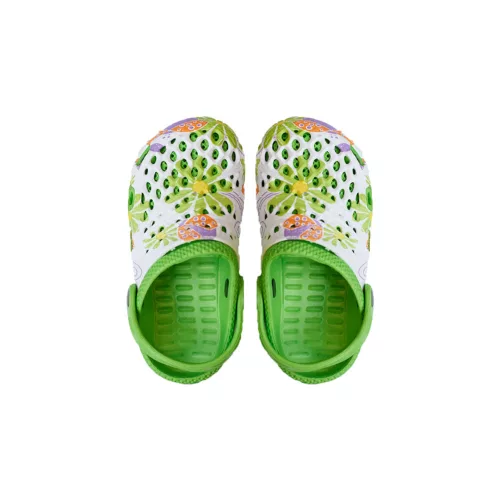 Kid's sandals  - green/flowers