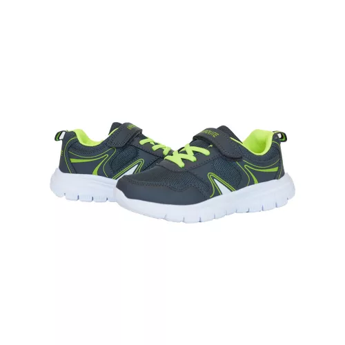 Kid's sneakers 28-33 gray/yellow