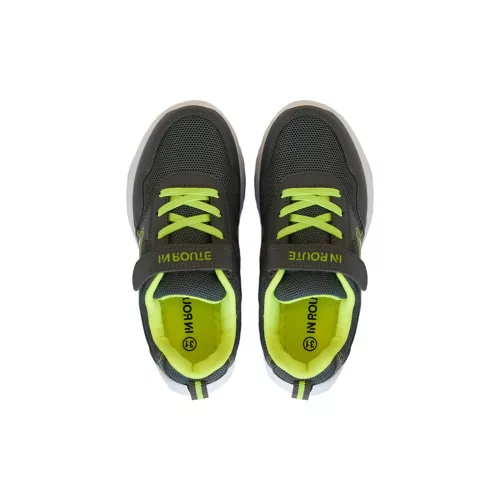 Kid's sneakers 28-33 gray/yellow