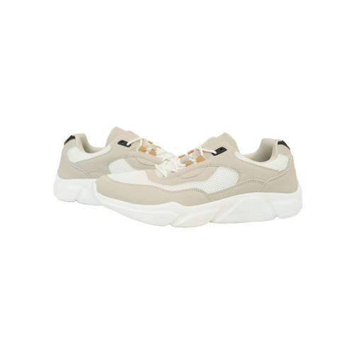 Men sneakers 41-45 beige/white