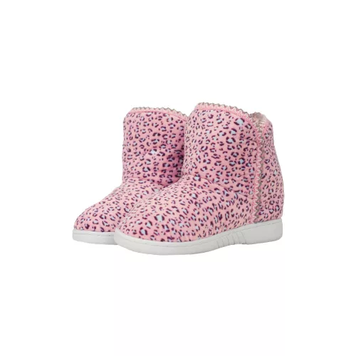 Kid's home ankle slippers 28-35 pink